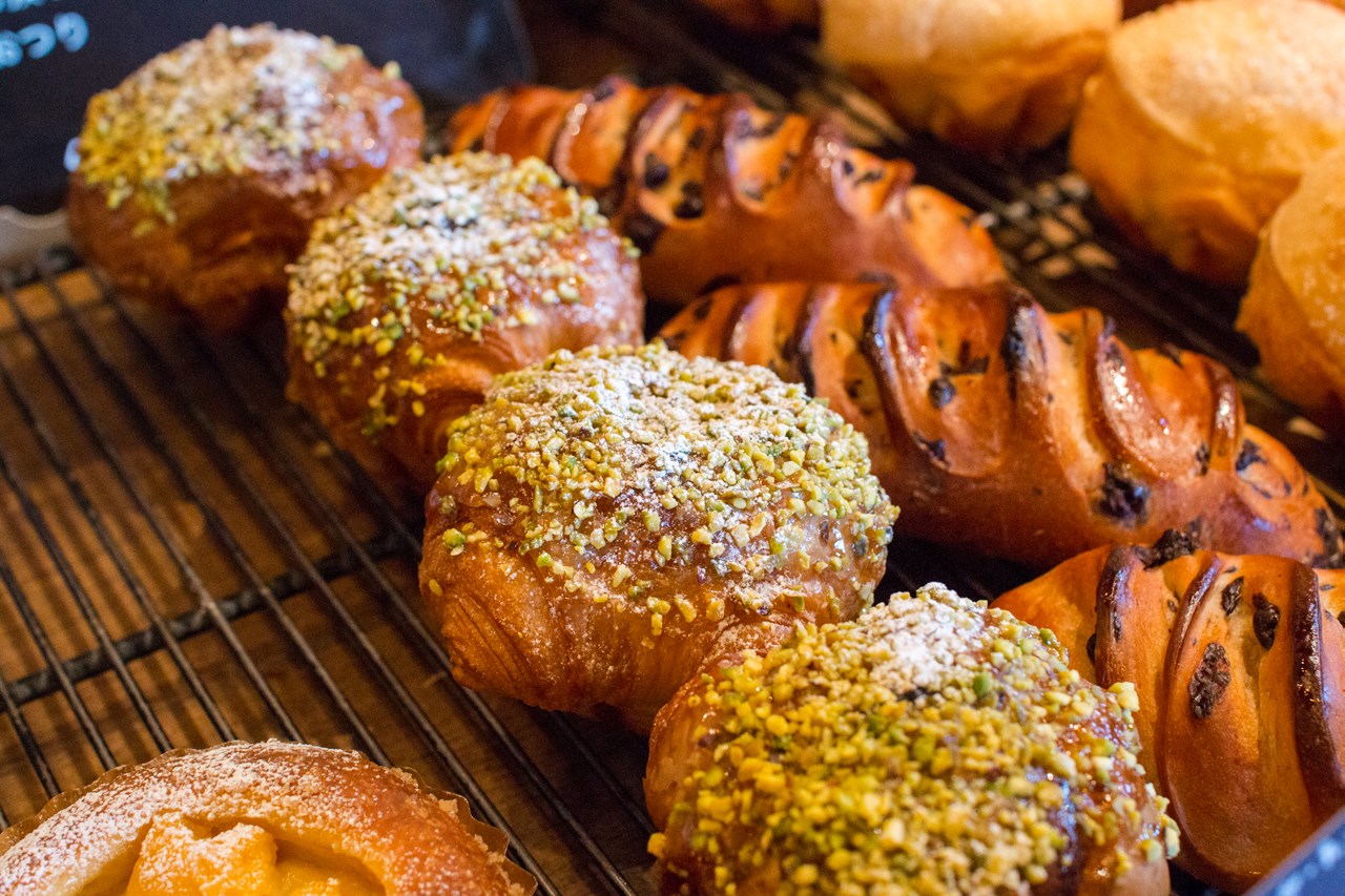 厳選したピスタチオを使用した、クロワッサンピスターシュ焼き上がっています（2026.01.31）