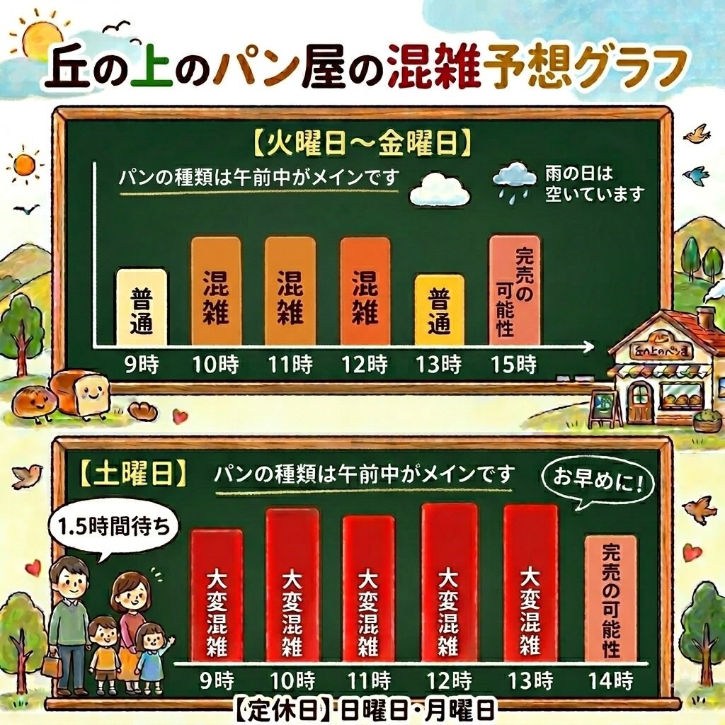 曜日別、来店時間混雑予想（2026.03.05）